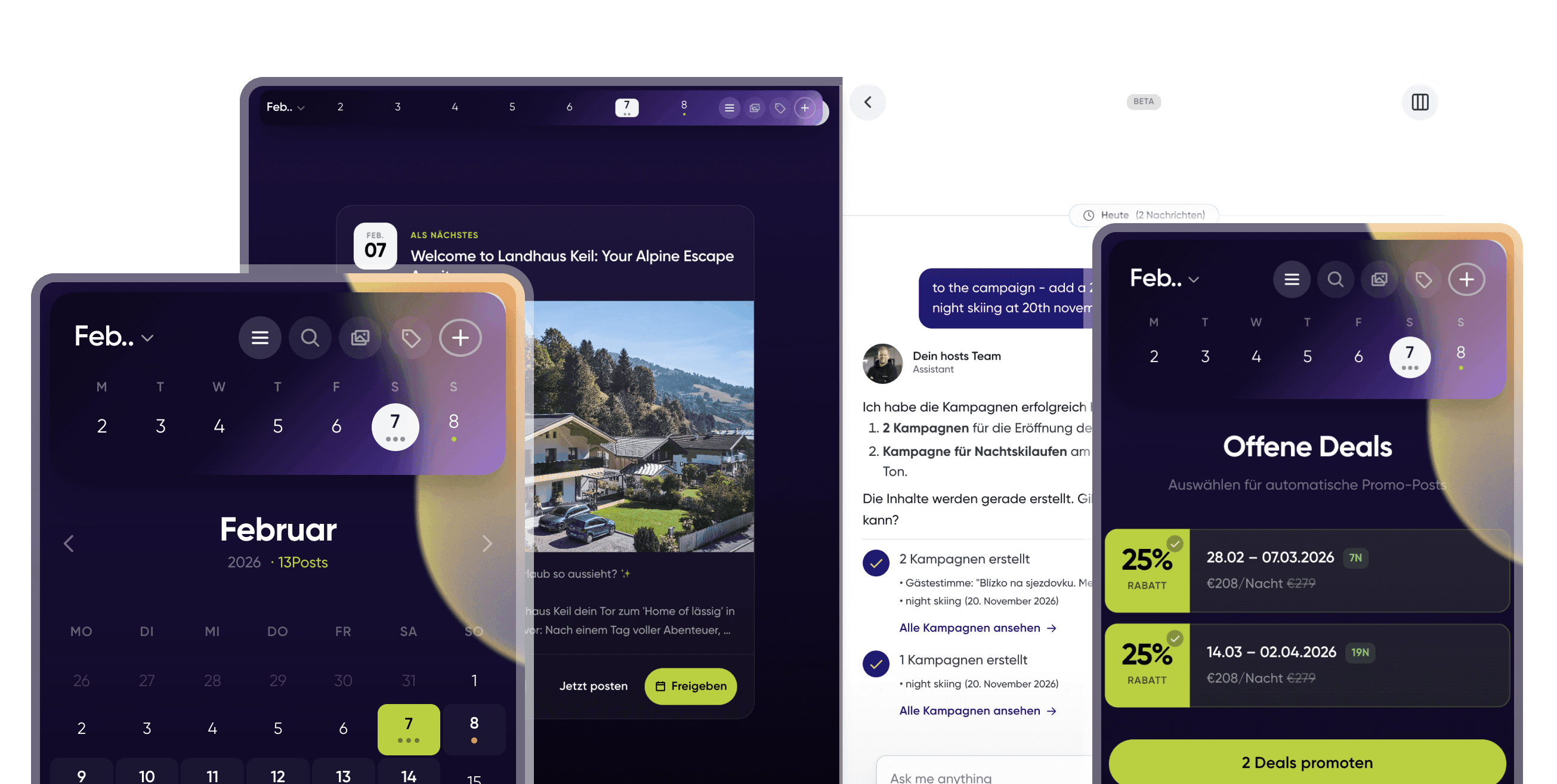 So sieht HostSocial aus